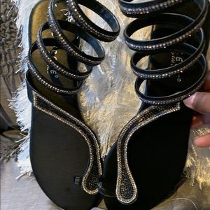Beautiful glam & shiny sandals. Sz 11